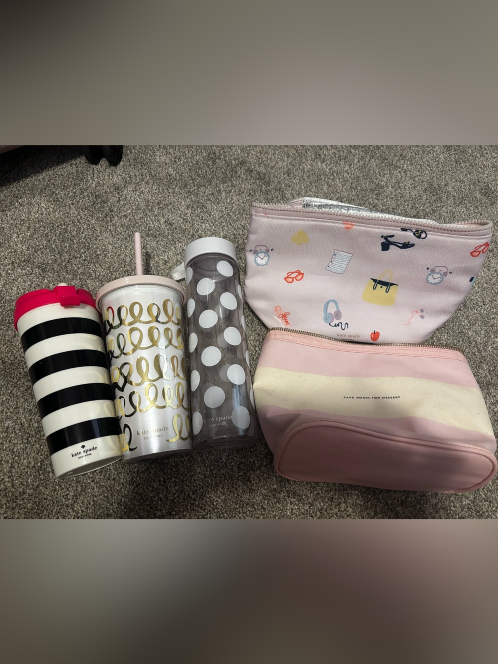 kate spade cups & lunch kits